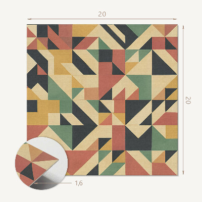 Öntapadós vinyl csempe Geometriai minta absztrakt megközelítésben