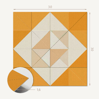 Vinyl csempe Rombuszok modern grafikai stílusban