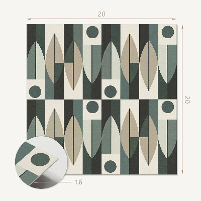 Öntapadós vinyl csempe Geometria absztrakt stílusban