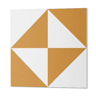 Öntapadós vinyl csempe Négyzet alakú háromszögek geometriai stílusban