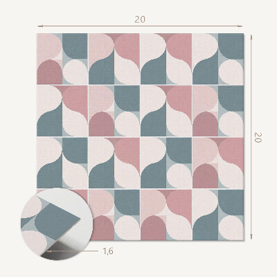 Öntapadós vinyl csempe Absztrakt geometriai formák