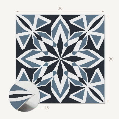 Öntapadós vinyl csempe Geometria harmonikus formákban