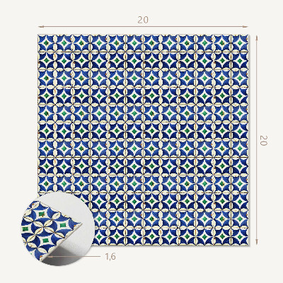 Vinilpadló Geometriai stílusú csempe minta