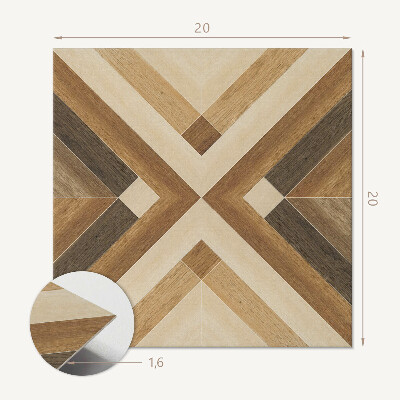 Vinyl csempe Kockás geometria