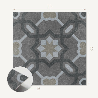 Öntapadós vinyl csempe Geometria divatos csempemintában