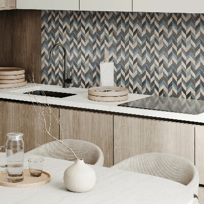 Vinyl csempe Fa cikkcakk modern stílusban