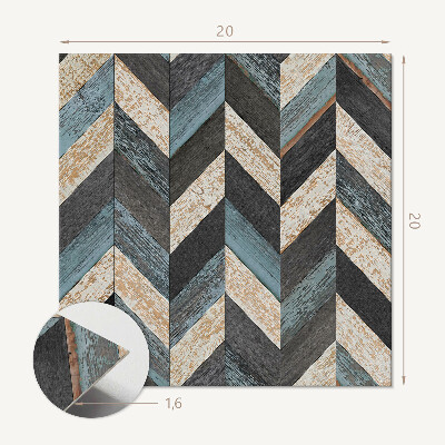 Vinyl csempe Fa cikkcakk modern stílusban