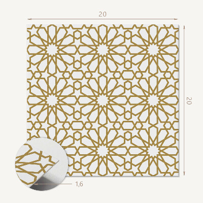 Vinyl csempe Csillag motívum geometriai alakzatokban