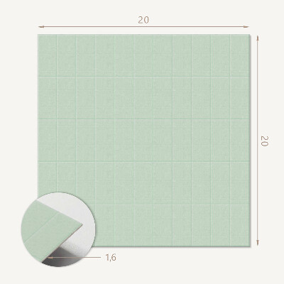 Vinilpadló Téglalap alakú csempék geometriája rácsban
