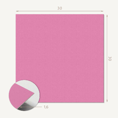 Öntapadós vinyl csempe Finom rózsaszín