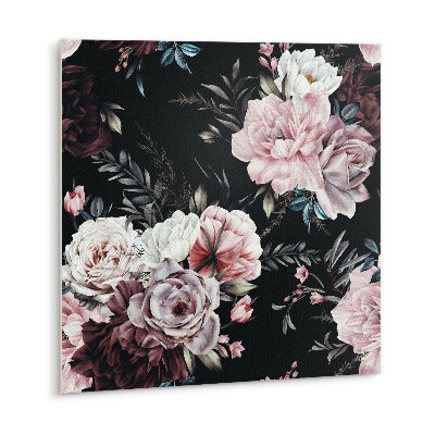 Vinyl padló csempe Színes virágok