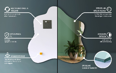 Szabálytalan formájú, aszimmetrikus tükör