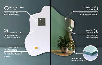 Szabálytalan formájú, aszimmetrikus tükör