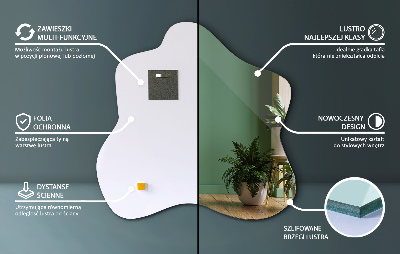 Szabálytalan formájú, aszimmetrikus tükör