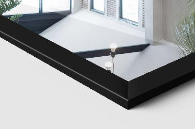 Álló tükör fekete kerettel 36x156 cm