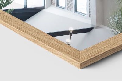 Álló tükör tölgyfa színű keretben 36x156 cm