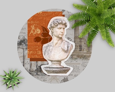 Padlóvédő székalátét Görög művészeti szobor