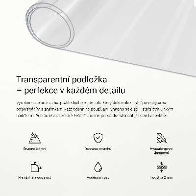 Átlátszó univerzális védőszőnyeg