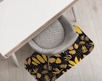 Irodai szék szőnyeg Sárga levelek