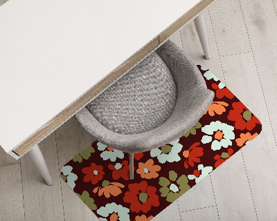 Irodai szék szőnyeg Mezővirágok
