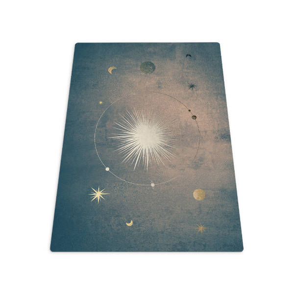 Irodai szék szőnyeg Csillagok és bolygók