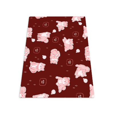 Szék szőnyeg Shiba inu cseresznye kutya