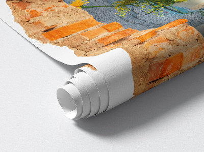 Faláttörés matrica 3D 85x100 Vidéki táj