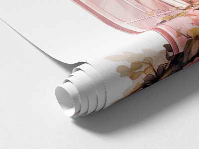 Öntapadós ablak falmatrica 95x100 Rusztikus ablak