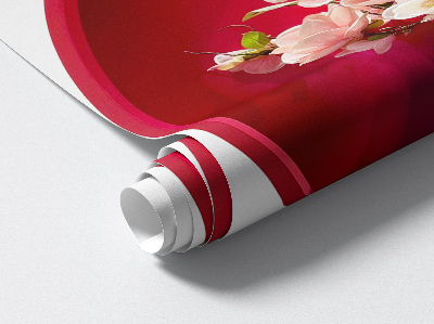 Optikai illúzió falmatrica 67x100 Virágok vázában