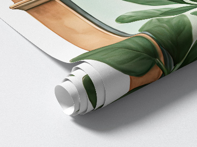 Öntapadós ablak falmatrica 70x100 Ablakba ültetett növények.