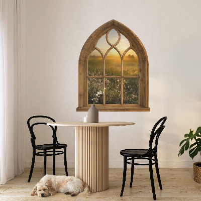 Öntapadós ablak falmatrica 80x100 Ablak tájkép