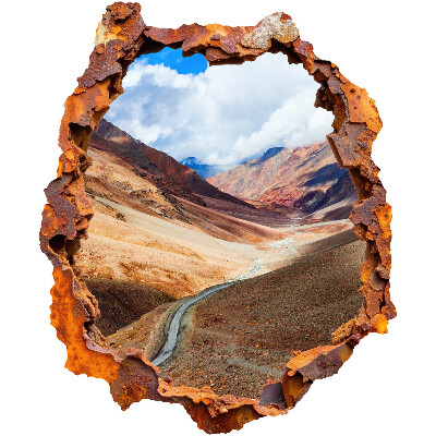 Faláttörés matrica 3D 83x100 Hegyi táj