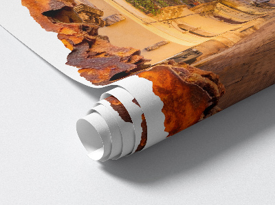 Faláttörés matrica 3D 83x100 Éjszakai fények