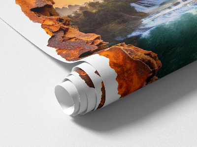 Faláttörés matrica 3D 83x100 Természetes panoráma