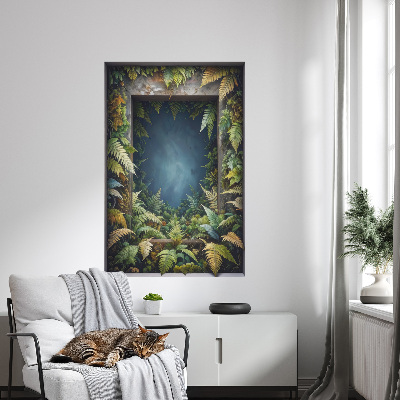 Öntapadós ablak falmatrica 65x100 Természetes harmónia