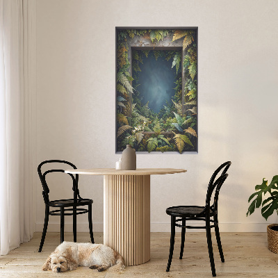 Öntapadós ablak falmatrica 65x100 Természetes harmónia