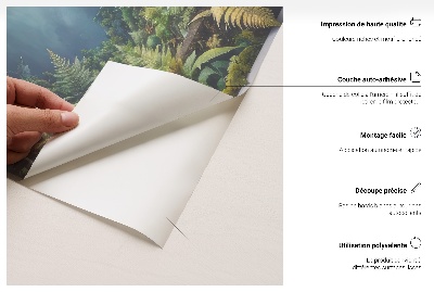 Faláttörés matrica 3D 86x130 Városi tájkép