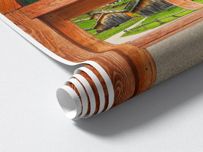 Öntapadós ablak falmatrica 85x130 Ablak kilátás