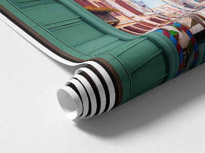 Öntapadós ablak falmatrica 75x130 Egy festői csatorna