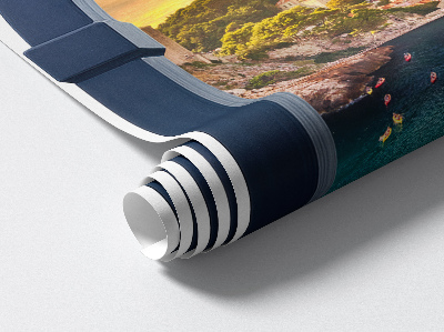 Öntapadós ablak falmatrica 93x130 Mediterrán kilátás