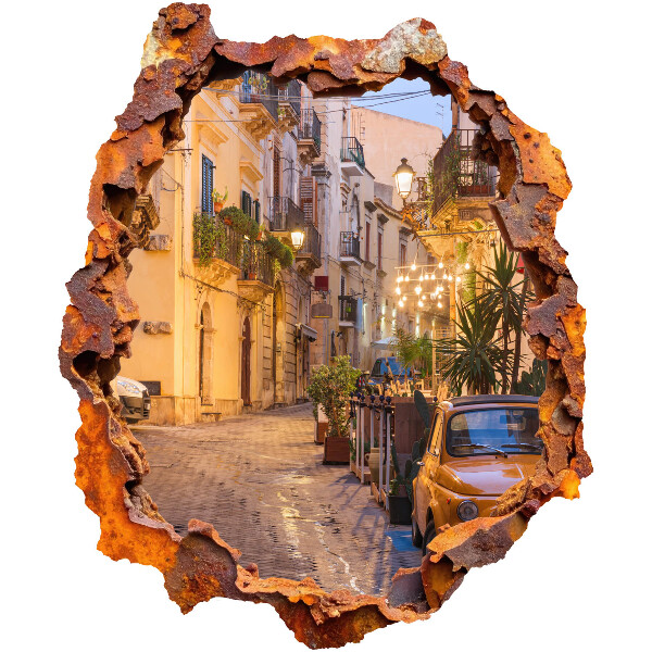 Faláttörés matrica 3D 108x130 Éjszakai fények