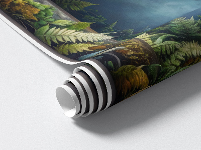 Öntapadós ablak falmatrica 85x130 Természetes harmónia