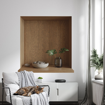 Optikai illúzió falmatrica 128x130 Természetes dekorációk