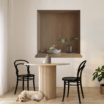 Optikai illúzió falmatrica 128x130 Természetes dekorációk