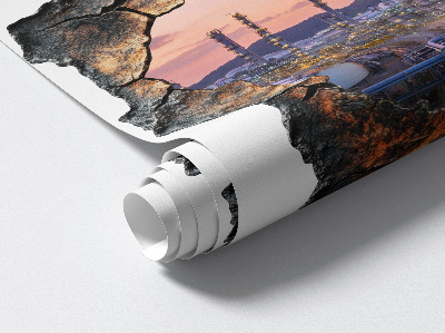 3D falmatrica lyuk 58x60 Finomító tornyok