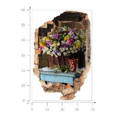 3D falmatrica lyuk 40x60 Rusztikus báj