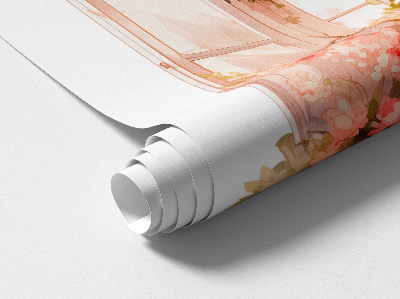 Ablak falmatrica 56x60 Romantikus ablak