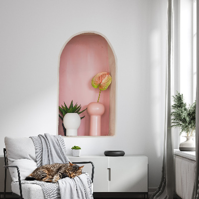 Dekoratív 3d falmatrica 35x60 Finom növényzet