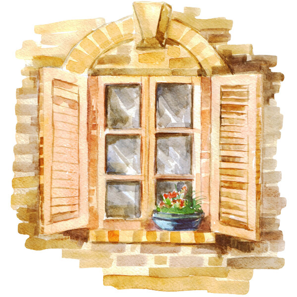 Ablak falmatrica 56x60 Idilli ablak