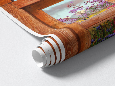 Ablak falmatrica 39x60 Virágablak